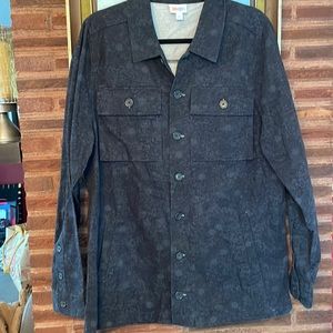 Lularoe longer length Jean jacket. Utility pockets. Gray condition.